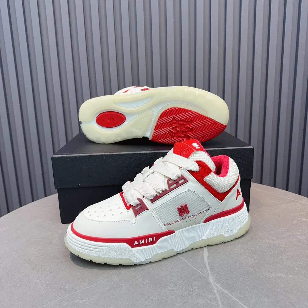 Men's shoes 💰660💰 AMIRI AMIRI trendy brand hot sale 🔥 Available all year round, couples 💑 Official website synchronization Imported fabrics 1⃣️ vs 1⃣️ replica, original factory special original sole, 35-45 (45. non-refundable)